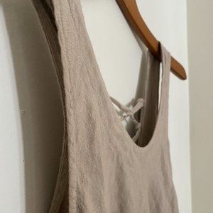 Lavinia Temple 100% Linen Dress (Made in Italy) XS